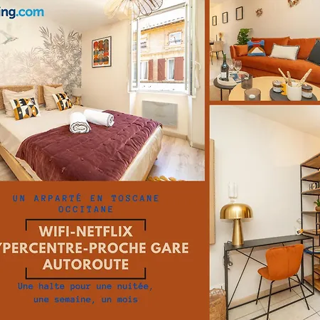 Apartmán L'aparte T2 Relax & Cosy En Toscane Occitane-gaillac Hypercentre Gaillac